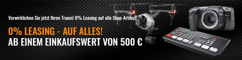 0% Leasing bei Camcorder & Kamerazubehör im TONEART Onlineshop